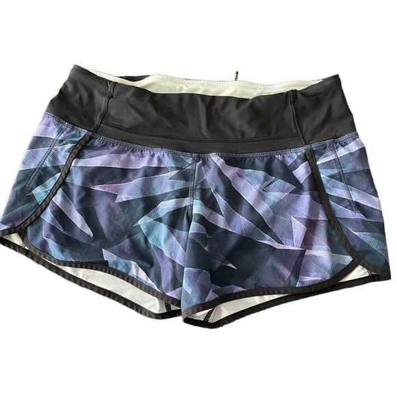 LULULEMON RUN TIMES Running Shorts size 6 back zip pocket‎ - Picture 1 of 7